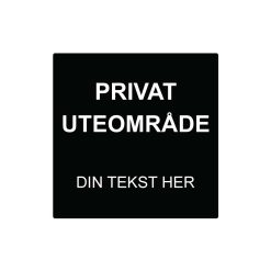 Privat uteområde - 500x500mm