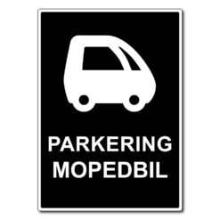 parkering mopedbil