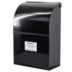 Postkasse skilt - 94mm x 58mm - Hvit