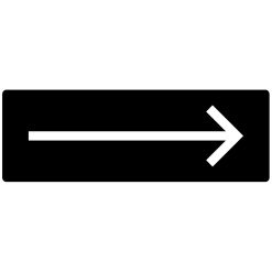 Underskilt med pil mot høyre