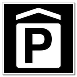 Parkeringshus skilt - 500x500mm