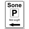 sone - mot avgift - klokkeslett-