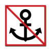 ankring forbudt med symbol 50x50