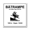 båtrampe betales med vipps hvit 50x50