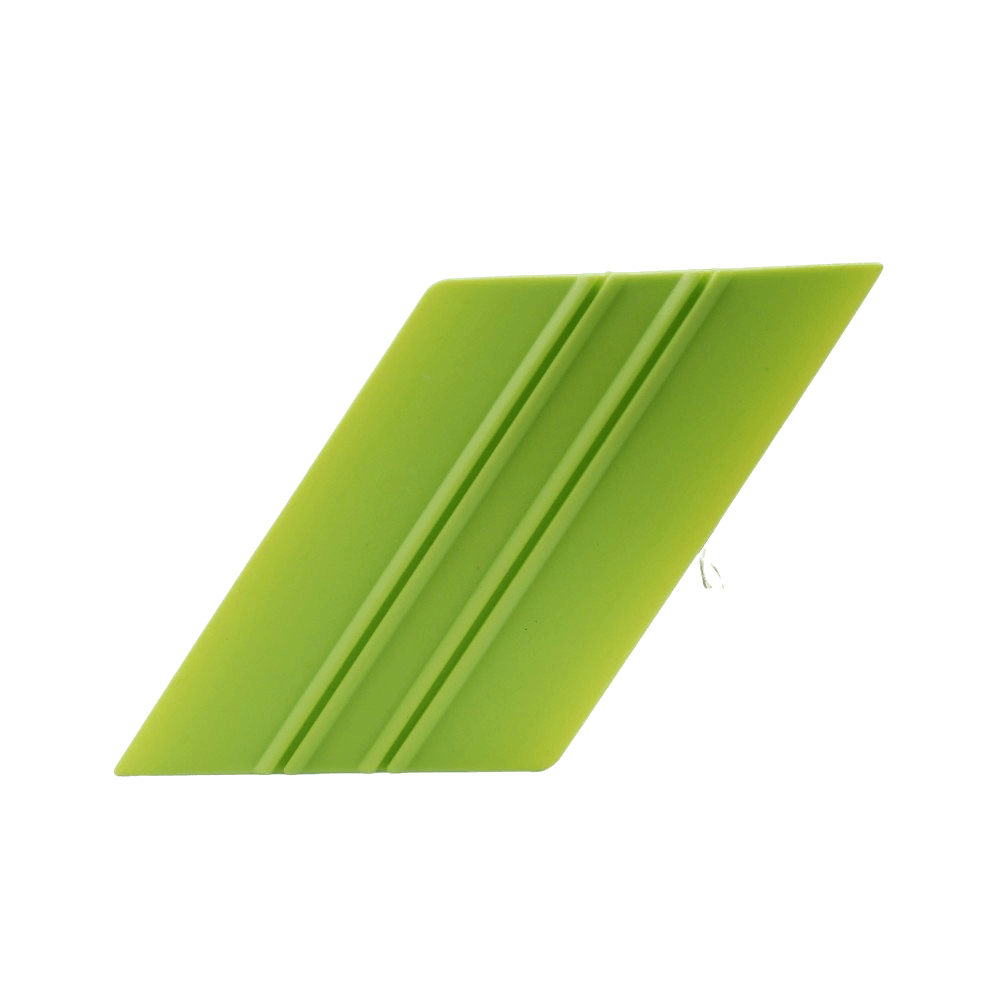 squeegee parallellogram 12.5x7.7cm grønn v53