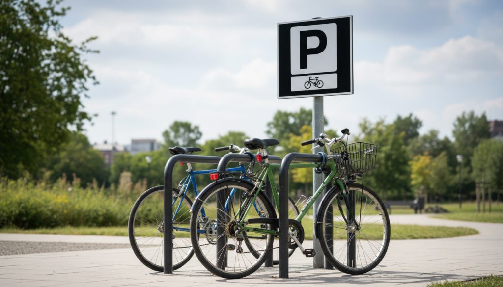 freepik fix the authenticlooking sign at a bicycle parking 77454