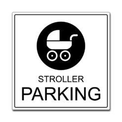 stroller parking med symbol 50x50