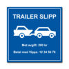 trailer slipp mot avgift blå 50x50