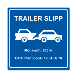 trailer slipp mot avgift blå 50x50