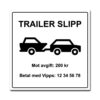 trailer slipp mot avgift hvit 50x50