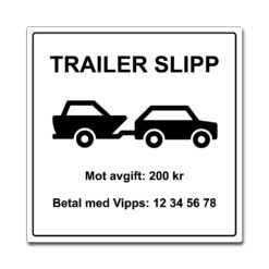 trailer slipp mot avgift hvit 50x50