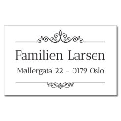 postkasseskilt gravert nei takk 94x58mm (kopi)