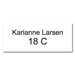 standard leilighetsmerke gravert 78x32mm