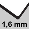 1,6 mm
