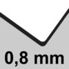 0,8 mm