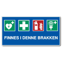 anleggsområde finnes i denne brakken
