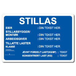byggeplass skilt stillas