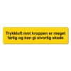 byggeplass skilt trykkluft
