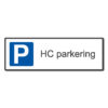 hc parkering med blå p