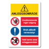kombiskilt anleggsområde