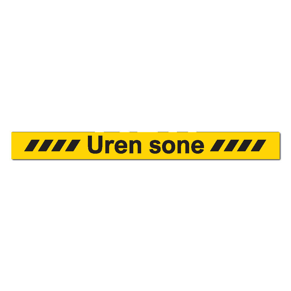 uren sone markering tape