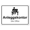 byggeplass brakkeskilt anleggskontor