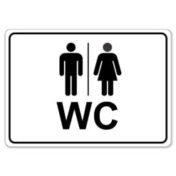 byggeplass brakkeskilt wc