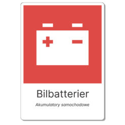 byggeplass sortering bilbatteri + polsk