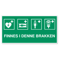 anleggsområde finnes i denne brakken 2