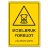 fareskilt mobilbruk forbudt
