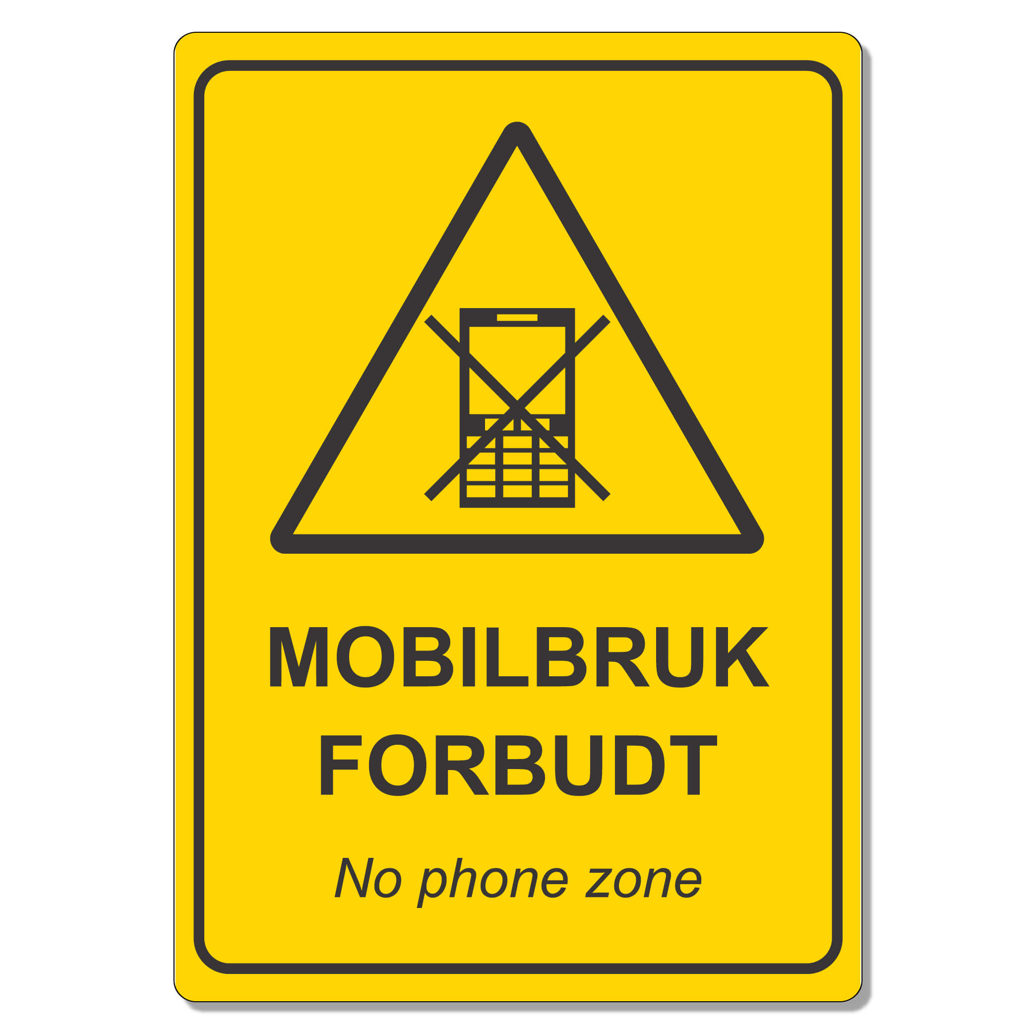 fareskilt mobilbruk forbudt