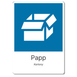 byggeplass sortering papp + polsk