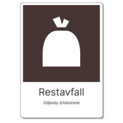 byggeplass sortering restavfall+ polsk