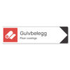byggeplass pil sortering gulvbelegg + engelsk