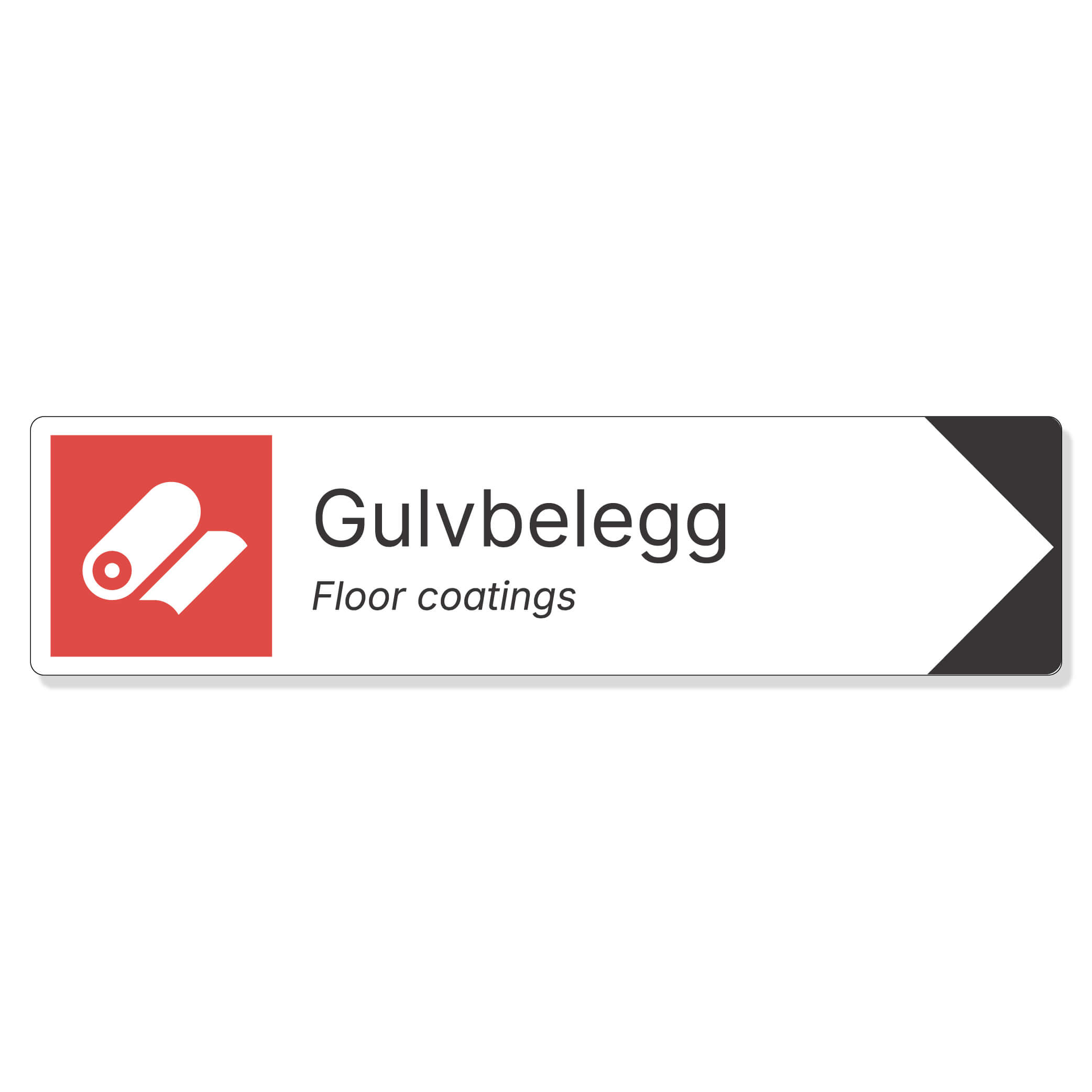 byggeplass pil sortering gulvbelegg + engelsk