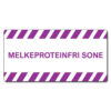 melkeproteinfri sone postkjøkken