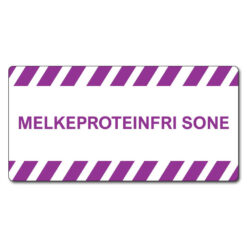 melkeproteinfri sone postkjøkken