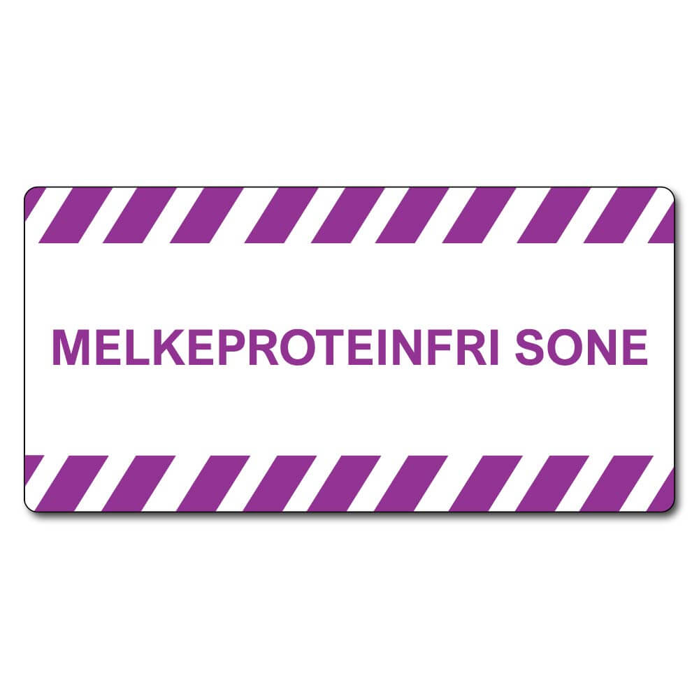 melkeproteinfri sone postkjøkken