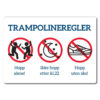 informasjonsskilt trampolineregler v2