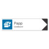 byggeplass pil sortering papp + engelsk