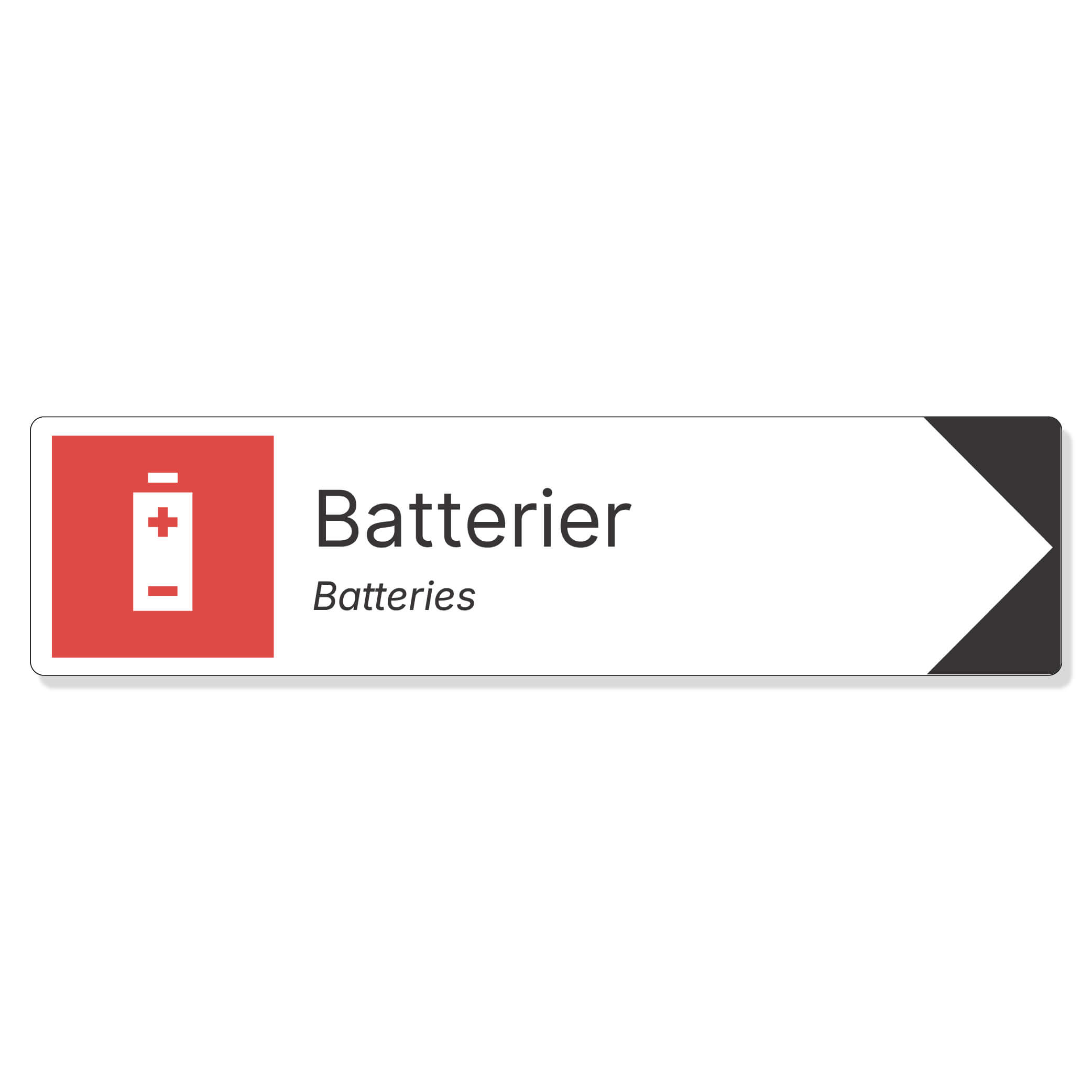byggeplass pil sortering batterier + engelsk
