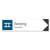 byggeplass pil sortering betong + engelsk