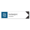byggeplass pil sortering isolasjon + engelsk