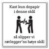 informasjonsskilt vennligst ikke gå inn til hestene (kopi)